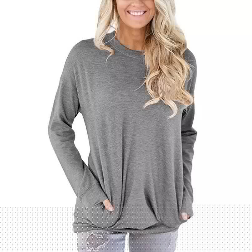 Solid Long Sleeve Shirt