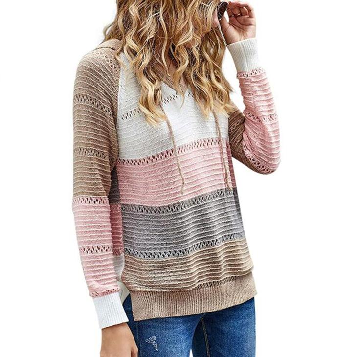 Women's Lightweight and Breathable Knit Hoodie